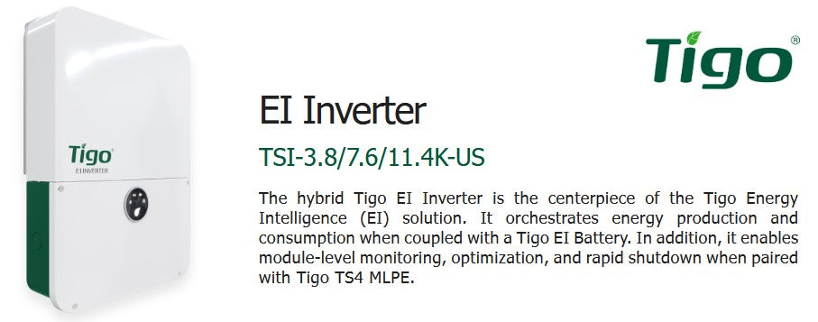 TIGO 601-2107K6-0003 - 7.6kW Hybrid inverter