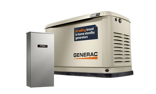 Generac 7225 14 kW Air-Cooled Standby Generator w/ATS